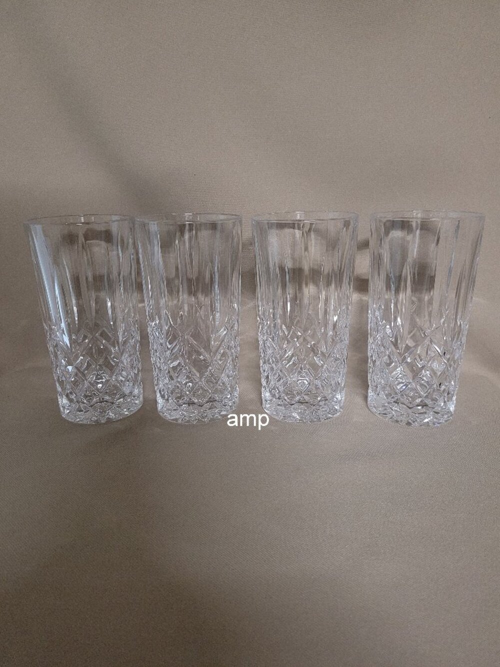 Waterford Marquis Markham (Lot of 4) Highball Glasses (5 7/8") PERFECT!